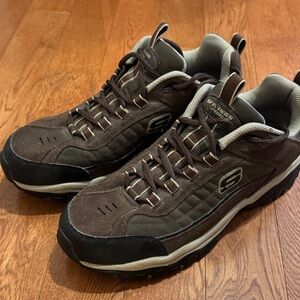 Skechers Brown and Black Men's Sneakers